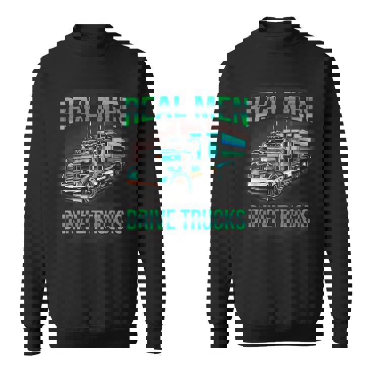 Real Drive Trucks ビッグリグトラックドライバー スウェットシャツ