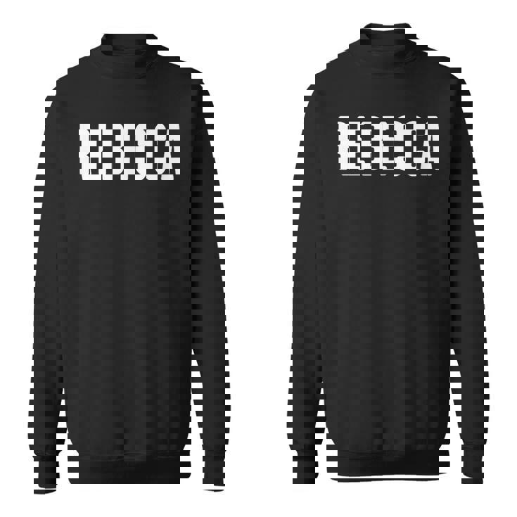 Rebecca アイデア ファーストネーム レベッカ スウェットシャツ