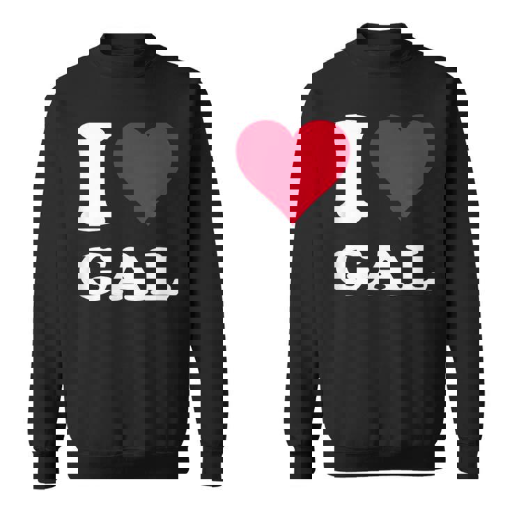 Red Heart I Love Gal スウェットシャツ