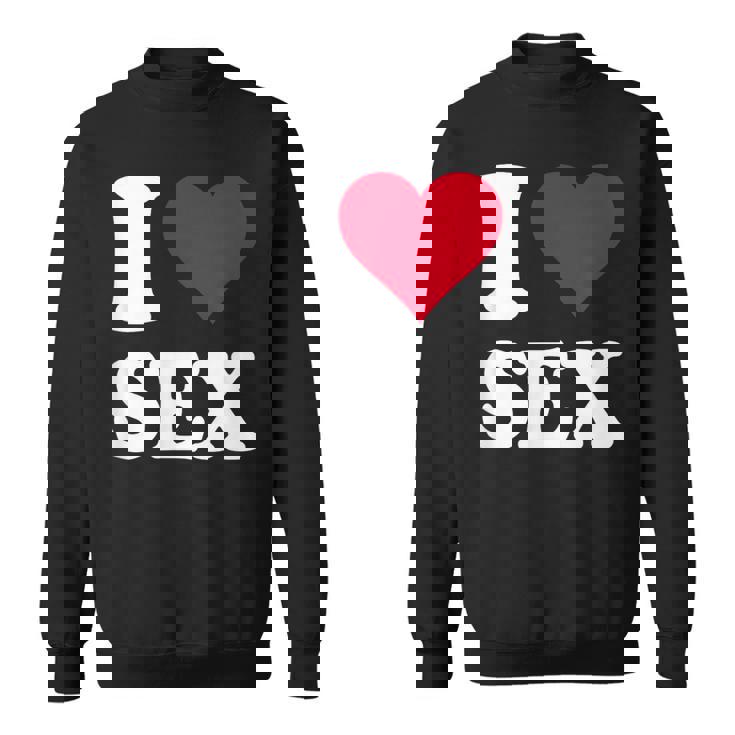 Red Heart I Loveex スウェットシャツ