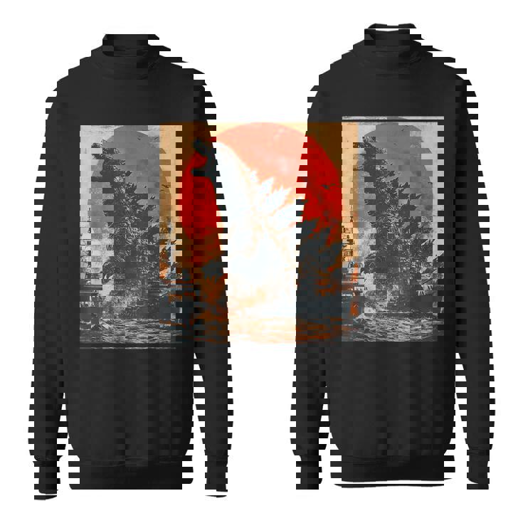 Retro Vintage Japanese Legendary Monster Kaiju Sweatshirt