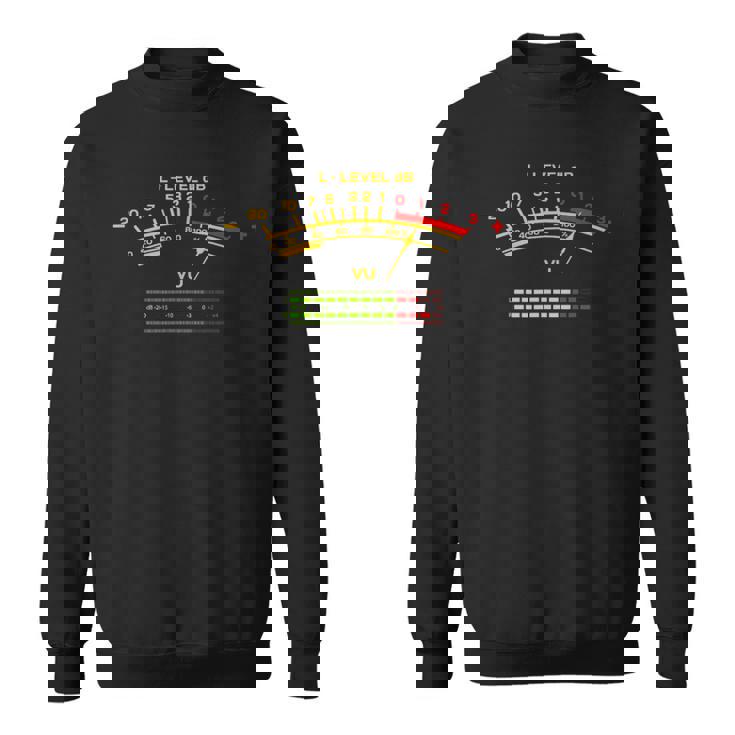 Retrou Meterintage Hi-Fi Audiotereo Musicound スウェットシャツ