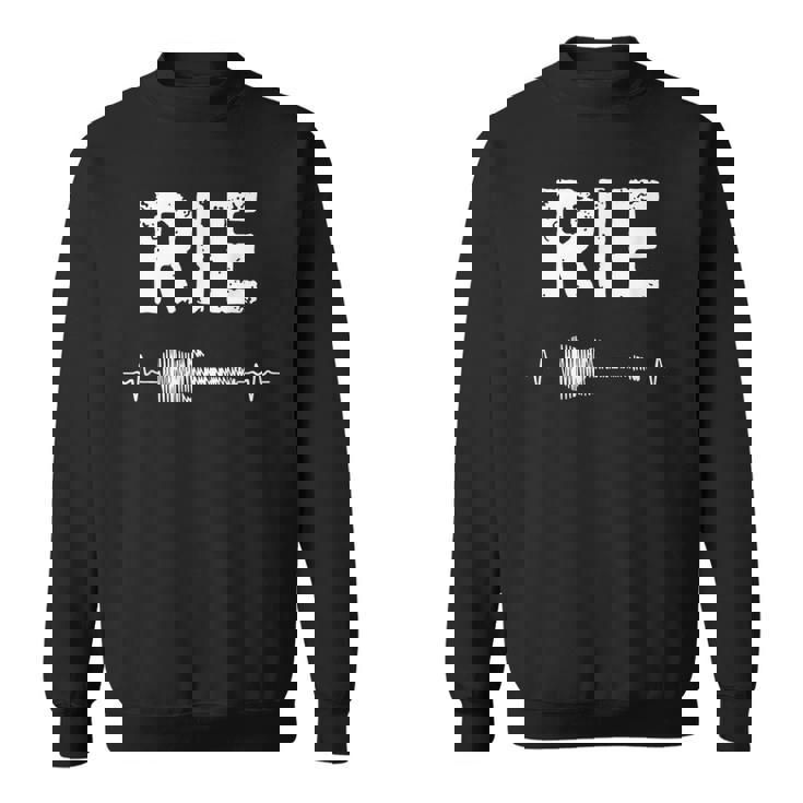 Rie ギター ハートビート 音楽 ギタリスト レトロ ヴィンテージ スウェットシャツ