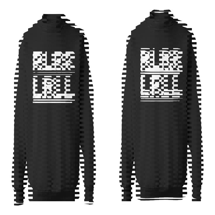 Rlrr Lrll ドラマー パラディドル ミュージシャン Rlrlrll スウェットシャツ