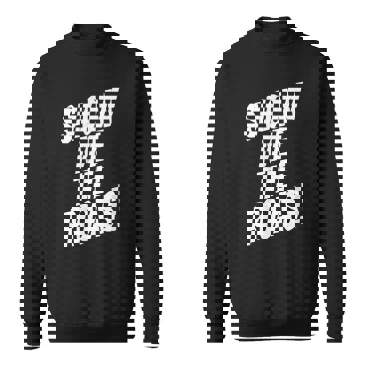 Roas広告マネージャーの広告費用対効果商品を表示する スウェットシャツ