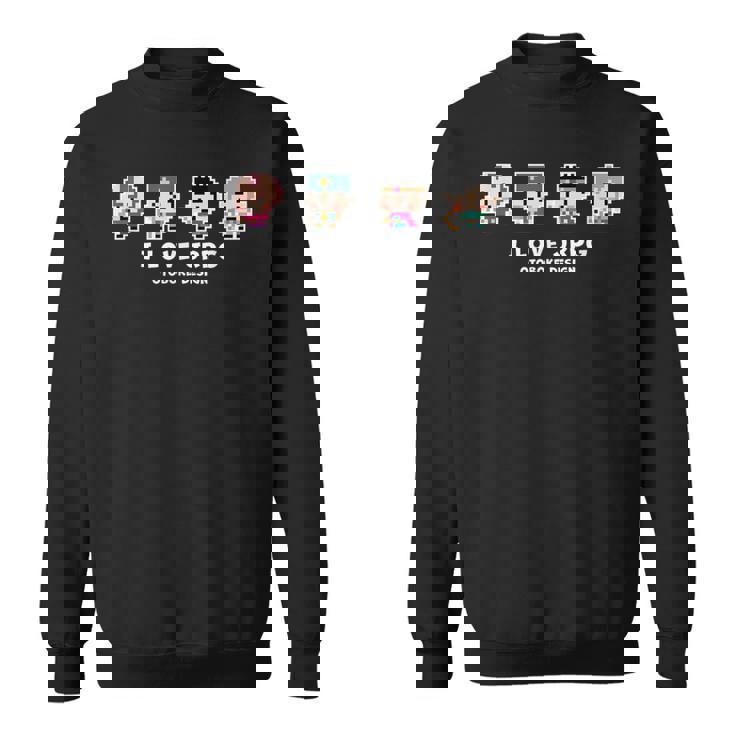 Rpg ゲーム ドット絵 かわいい レトロ スウェットシャツ