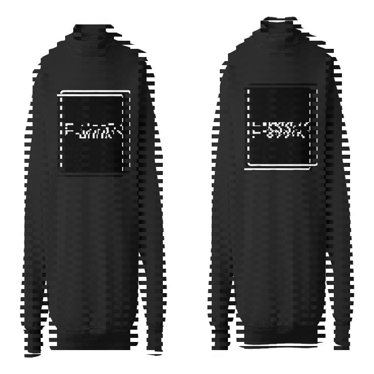 Rpg 風 パロディ『E：ぬののふく』ゲーム【変なデザイン屋さん】ドット 文字 ウィンドウ ゲーマー 配信用 面白い スウェットシャツ