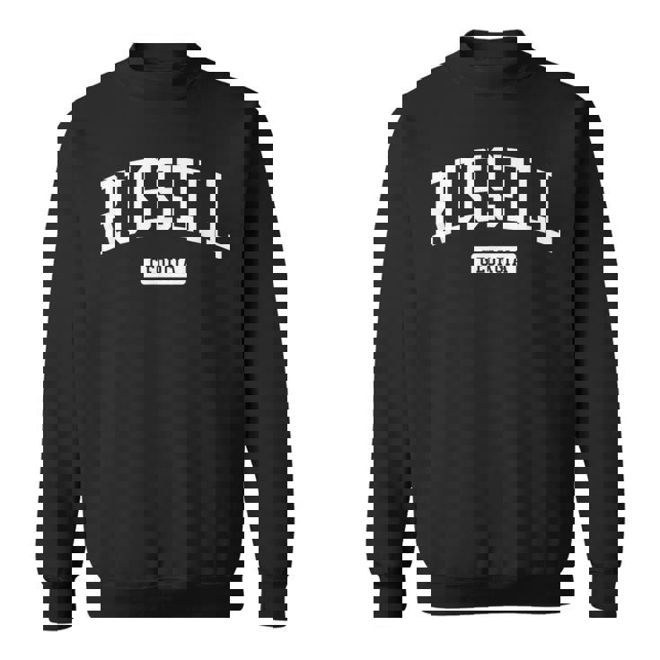 Russell Georgia Ga ビンテージ アスレチック スポーツデザイン スウェットシャツ