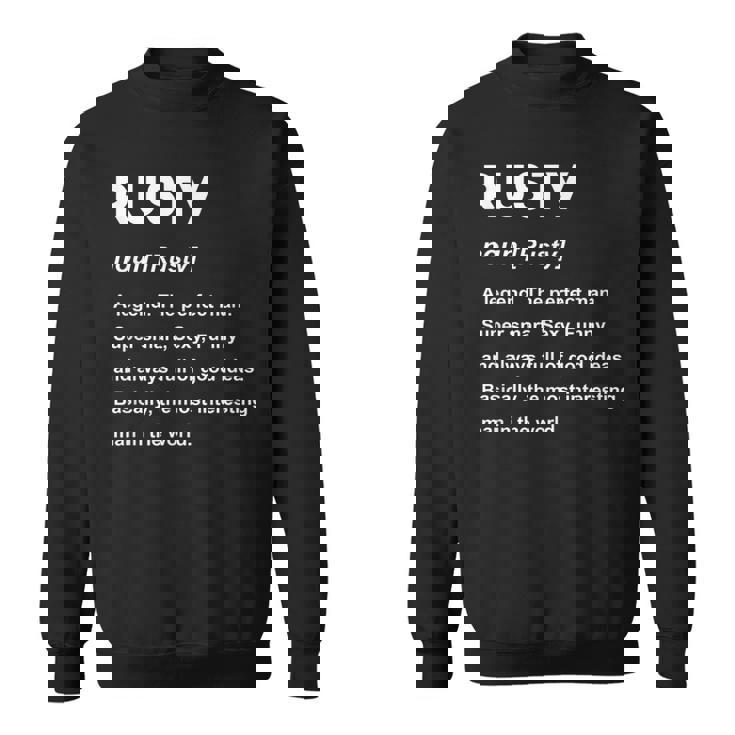 Rusty ネームシャツ スウェットシャツ