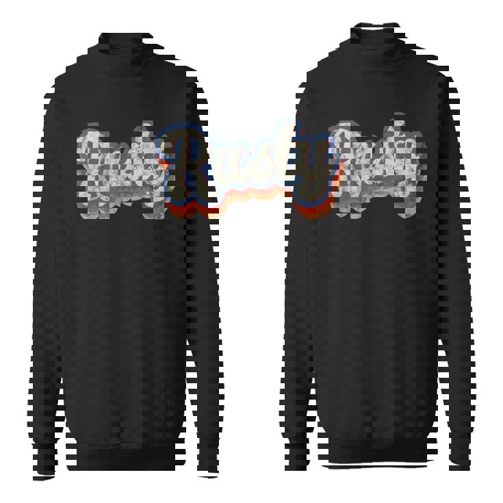 Rusty 名前入りシャツ カスタムレタリング 70年代 スウェットシャツ