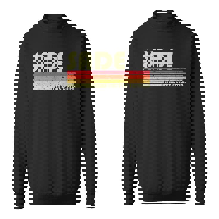 Sade 名前入り レトロヴィンテージ 80年代 90年代 誕生日 スウェットシャツ