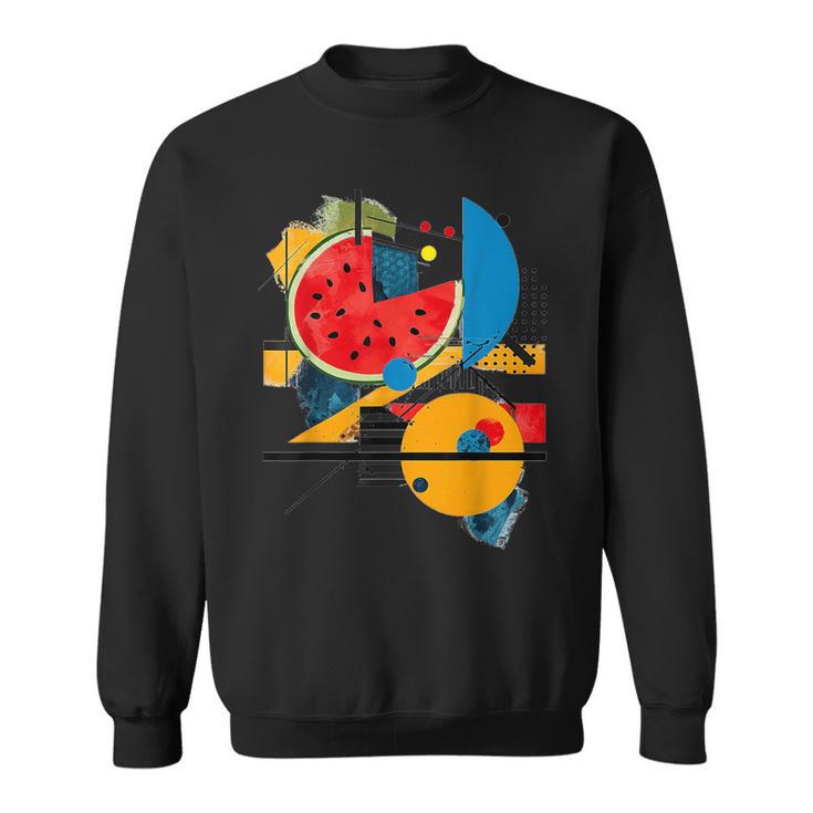 Sandía Geométrica Arte Diseño Gráfico Arte Arte Camisa de entrenamiento
