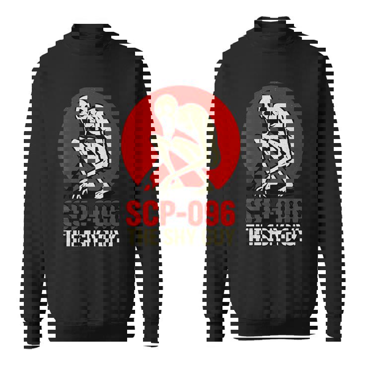 Scp-096 「シャイガイ」ホラーアートデザイン スウェットシャツ