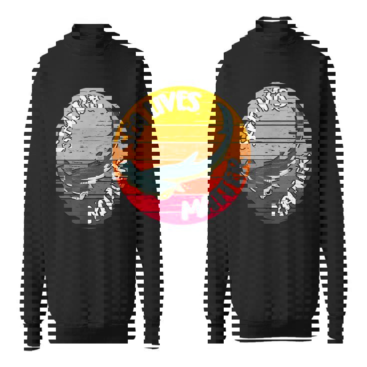 Sea Lives Matter ハンマーヘッドシャークを守る海の命 スウェットシャツ