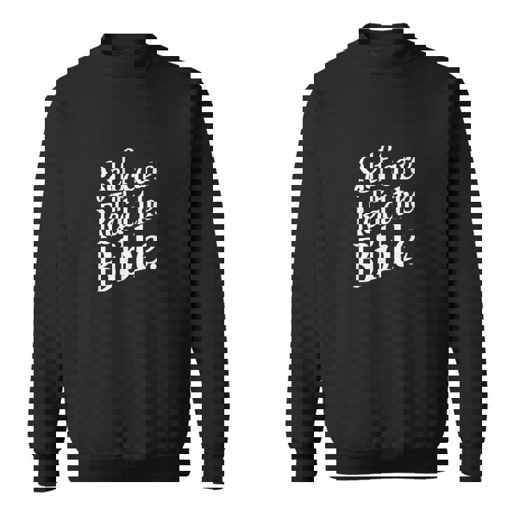Self Care Tip Read The Bible 信仰のインスピレーション スウェットシャツ