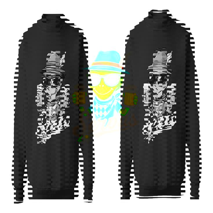 Servus Wiesn Gaudi – 面白いオクトーバーフェストビールバイエルンコスチューム スウェットシャツ