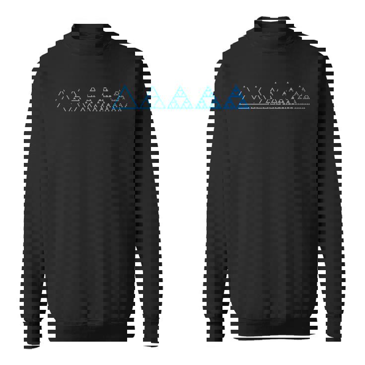 Sierpinski 三角形 フラクタル 幾何学 数学 マトリックス スウェットシャツ