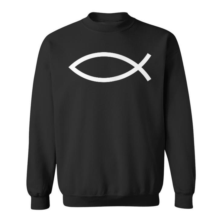 Símbolo De Pez Cristiano Pequeño Fe Amor Esperanza Camisa de entrenamiento