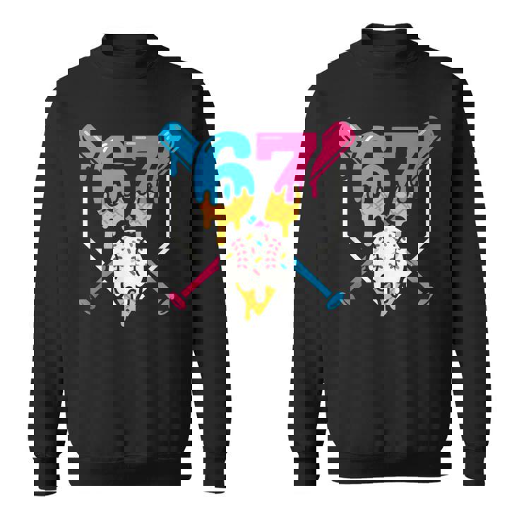 Six Seven Baseball Ice Cream Drip Cool 67 Gen Alpha Slang