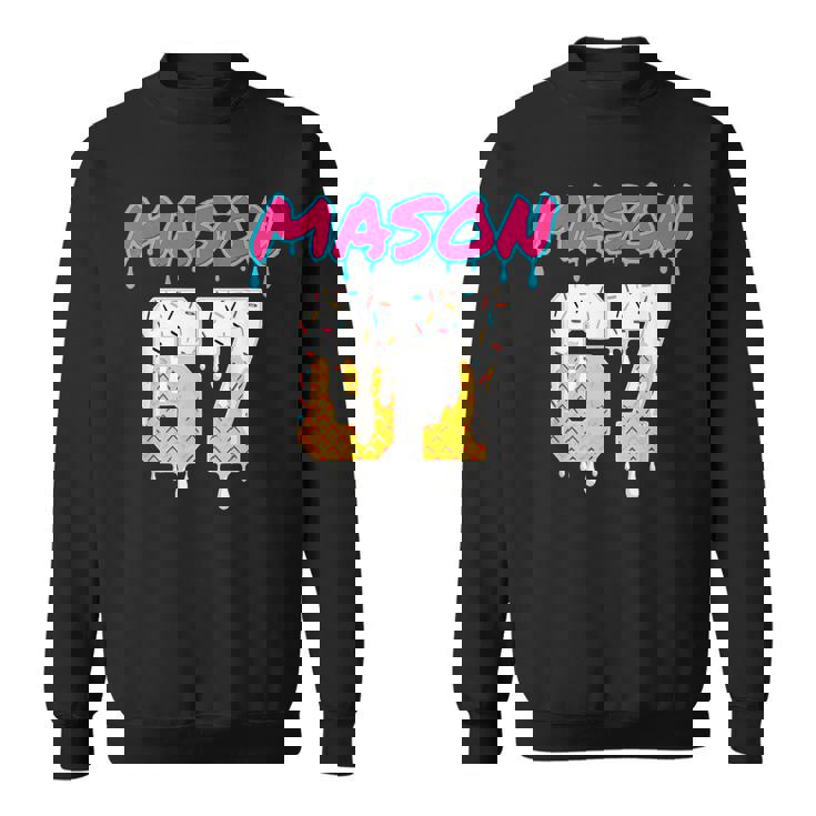 Six Seven Ice Cream Drip Sport 67 Fun Mason Meme Sweatshirt