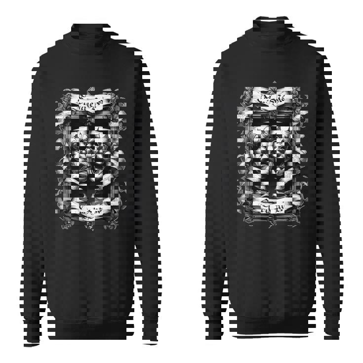 Smile Now Cry Later チョロチカーノ ゴシックアート ローライダー スウェットシャツ