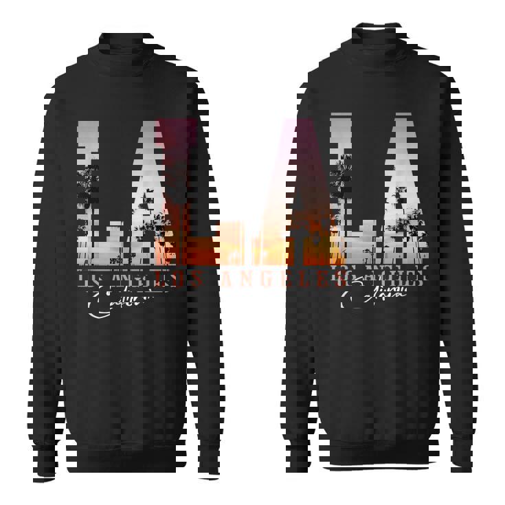 Souvenir Du Coucher Deoleil La Los Angeles Californie Sweater e