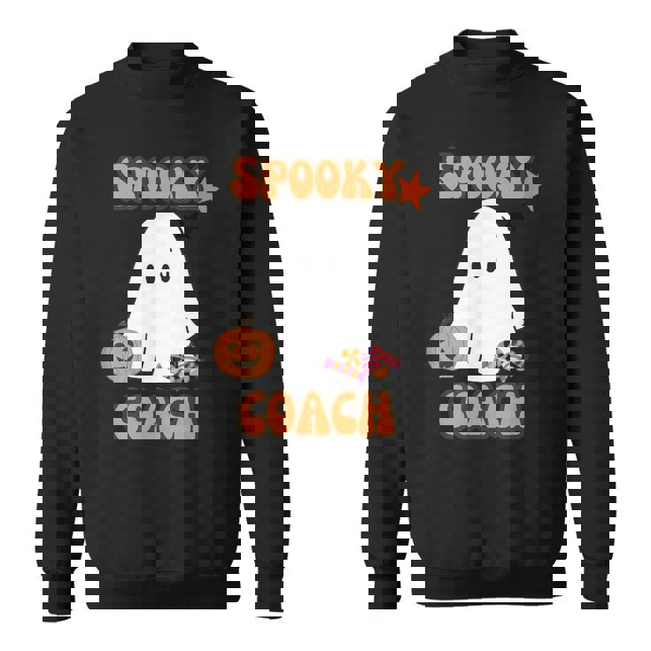 Spooky Ghost Dogs ハロウィンtシャツ コーチに最適 スウェットシャツ