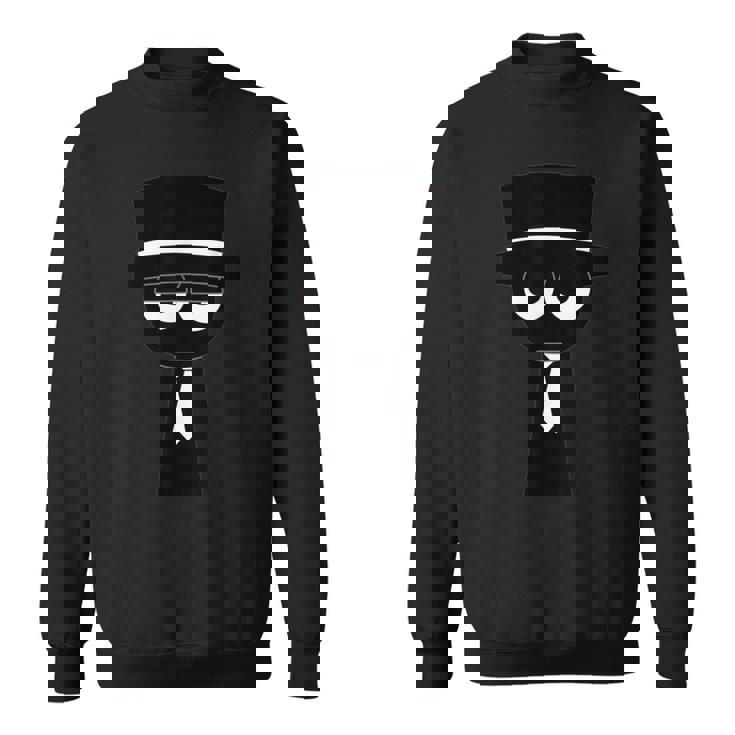 Sprunkiのムーディーブラック スウェットシャツ