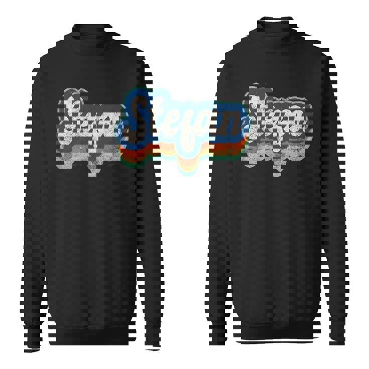 Stefan ファーストネーム 男の子 ヴィンテージスタイル 70年代 80年代 パーソナライズ スウェットシャツ