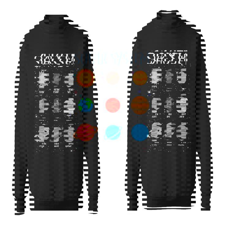 Stem キッズ ボーイズ ガールズ 幼児 太陽系 宇宙惑星 スウェットシャツ