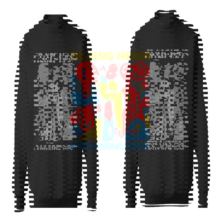 Stop Makingensee おしゃべりヘッド レトロ 面白いデザイン スウェットシャツ