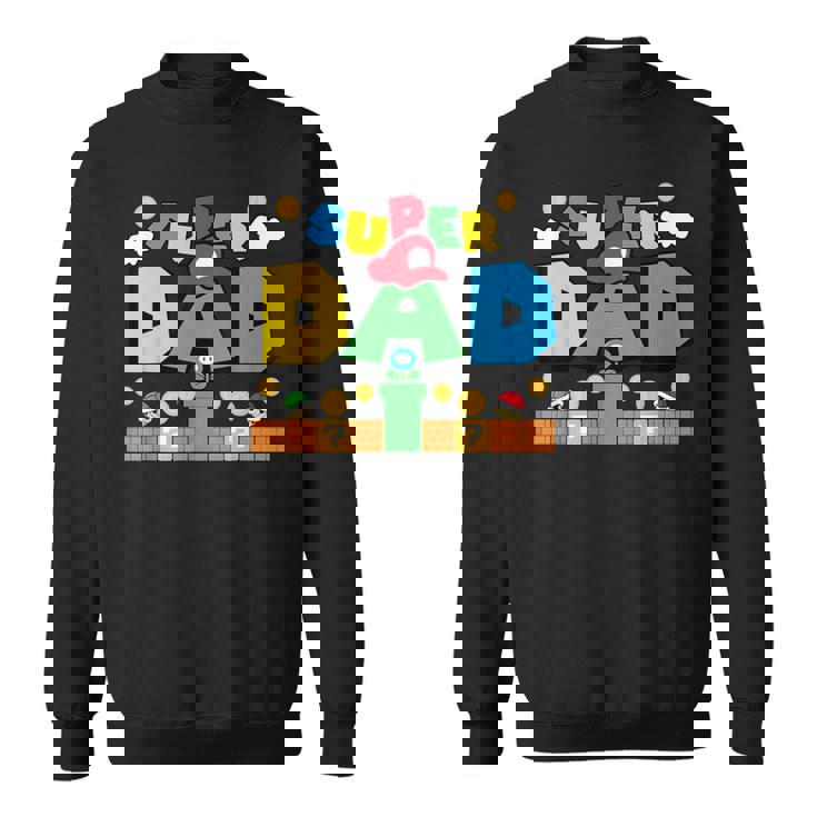 Super Gamer Dad Family Matching For Fathers Day Sweatshirt