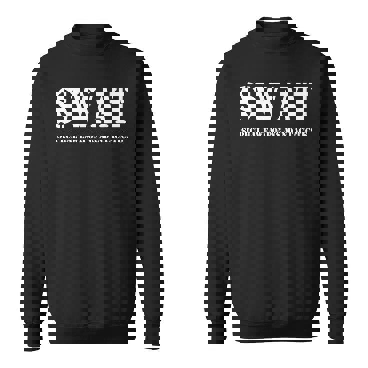 Swat チーム ヴィンテージ ポリス ユニフォーム スウェットシャツ