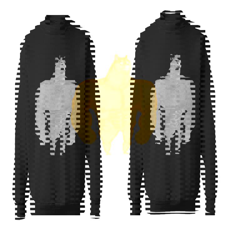 Swole Doge ミームギフトtシャツ スウェットシャツ