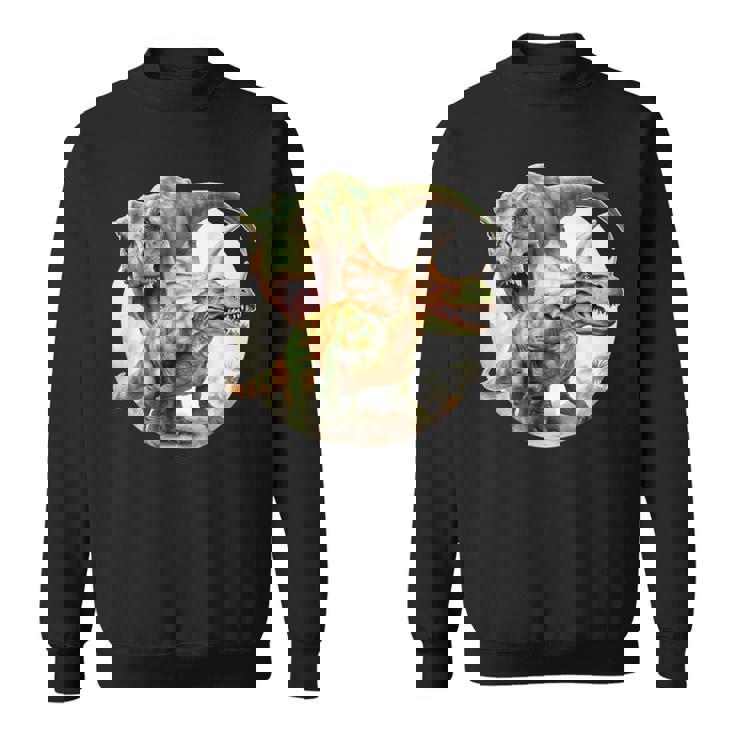 T-Rexs トリケラトプス・ファイティング スウェットシャツ