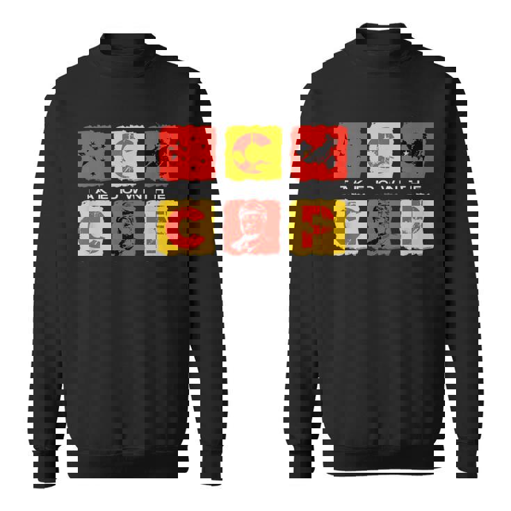 Take Down The Ccp 反共産主義者 中国 プロ アメリカ 愛国 スウェットシャツ