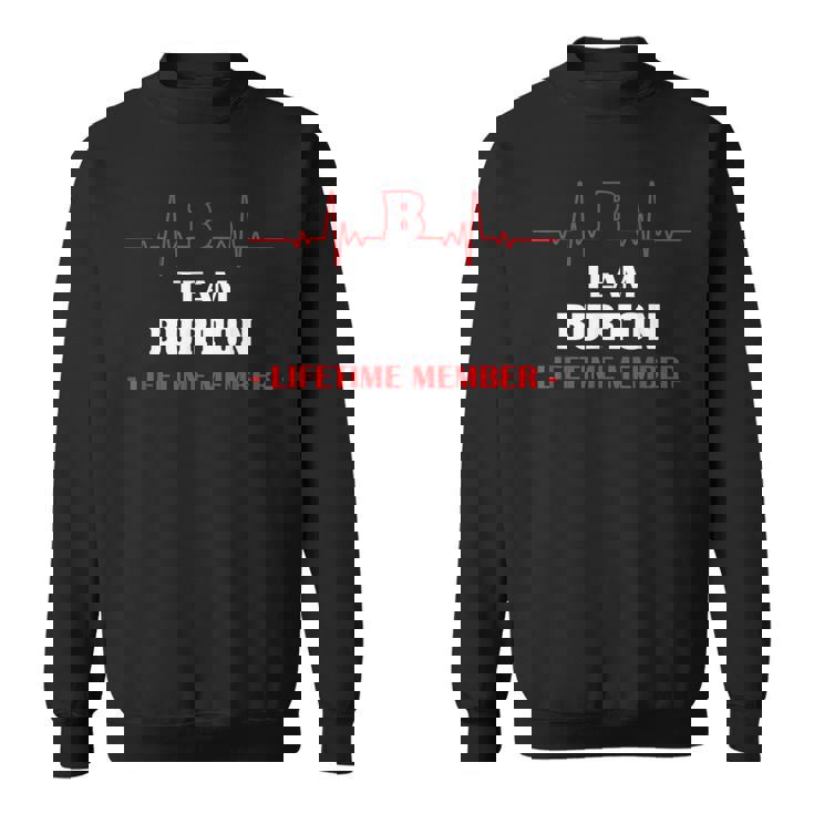 Team Burton 生涯メンバー 血液完全家族 スウェットシャツ