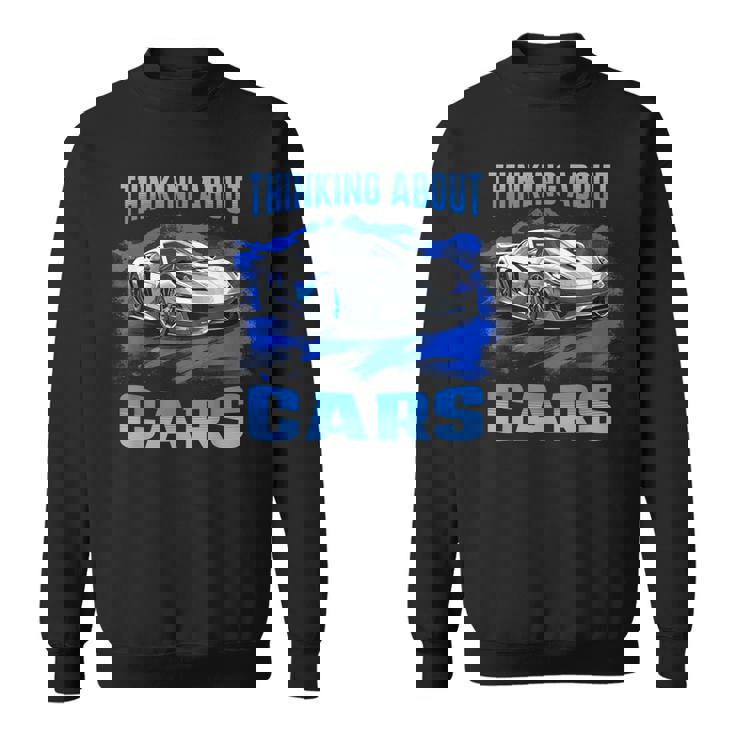 Thinking About Cars スー スポーツカー エキゾチック コンセプト ボーイズ スウェットシャツ