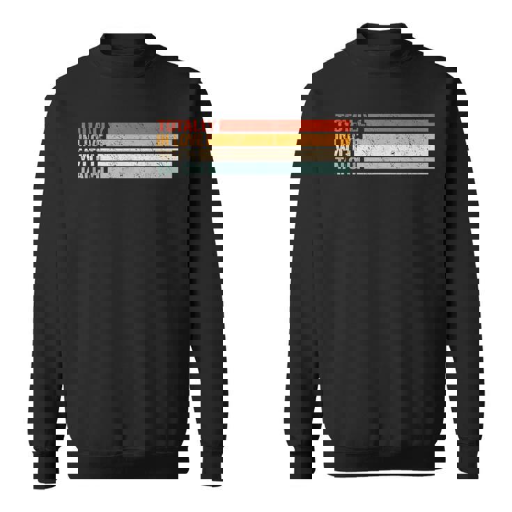 Totally In Love With Tai Chi レトロ マインドボディ ウェルネス 気功 スウェットシャツ