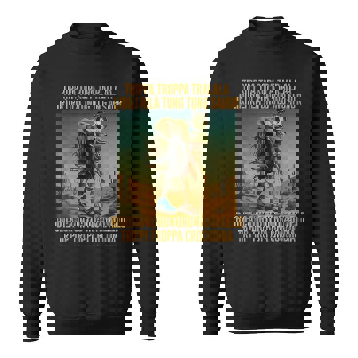 Trippa Troppa Tralala Ai モンスター イタリアン ブレイン ロート キッズ ボーイズ スウェットシャツ