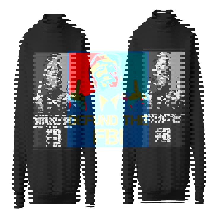 Trump Defund The Fbi ビンテージ プロトランプ 2024 愛国的 スウェットシャツ