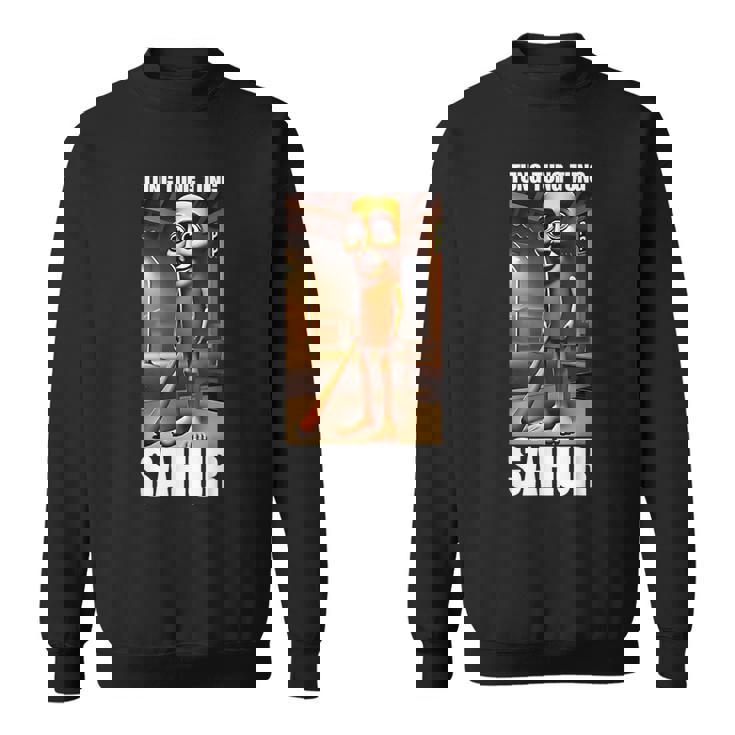 Tung Tung Tungahur Italian Brainrot Meme スウェットシャツ