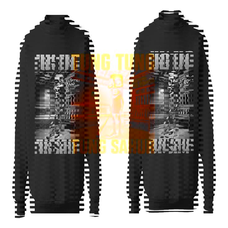 Tung Tung Tungahur Meme Brainrot スウェットシャツ