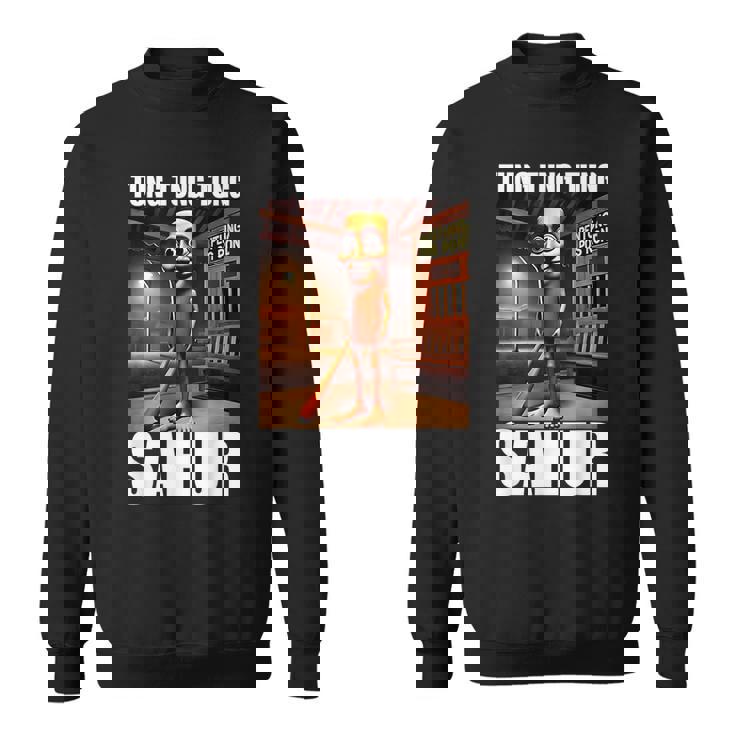 Tung Tung Tungahur-イタリアのブレインロットミーム スウェットシャツ