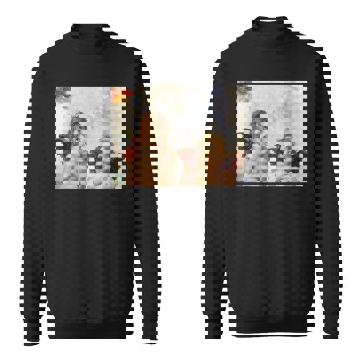 Two Angels Cherubs システィーナ スウェットシャツ