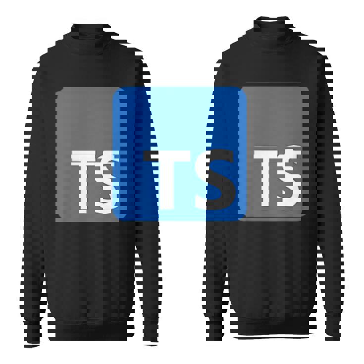 Typescript プログラミングロゴ Tsロゴ プログラマーへのギフトに スウェットシャツ