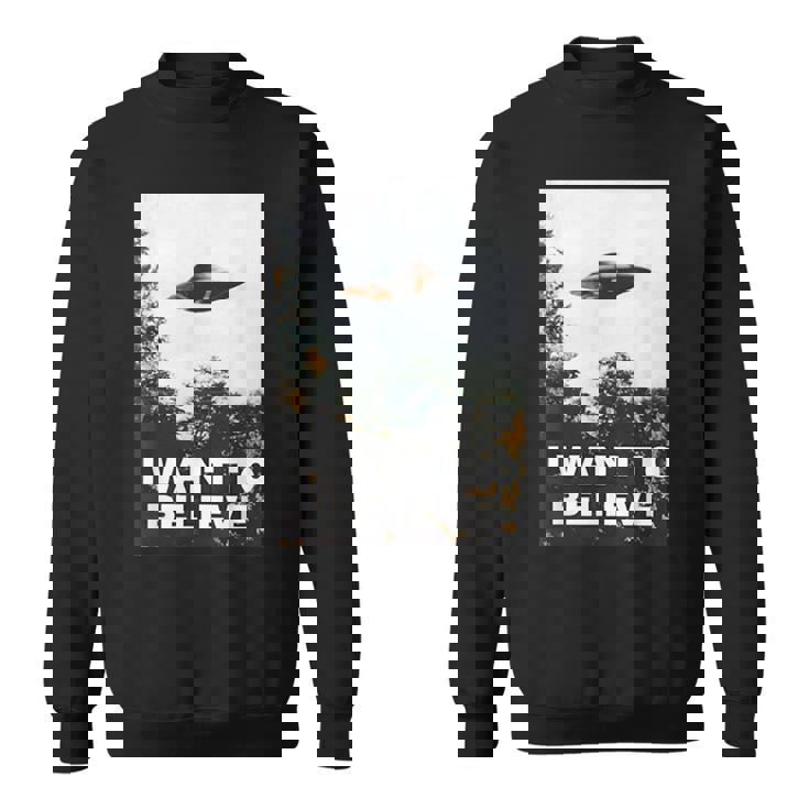 Ufoシャツ I Want To Believe Alien Ufotシャツ スウェットシャツ