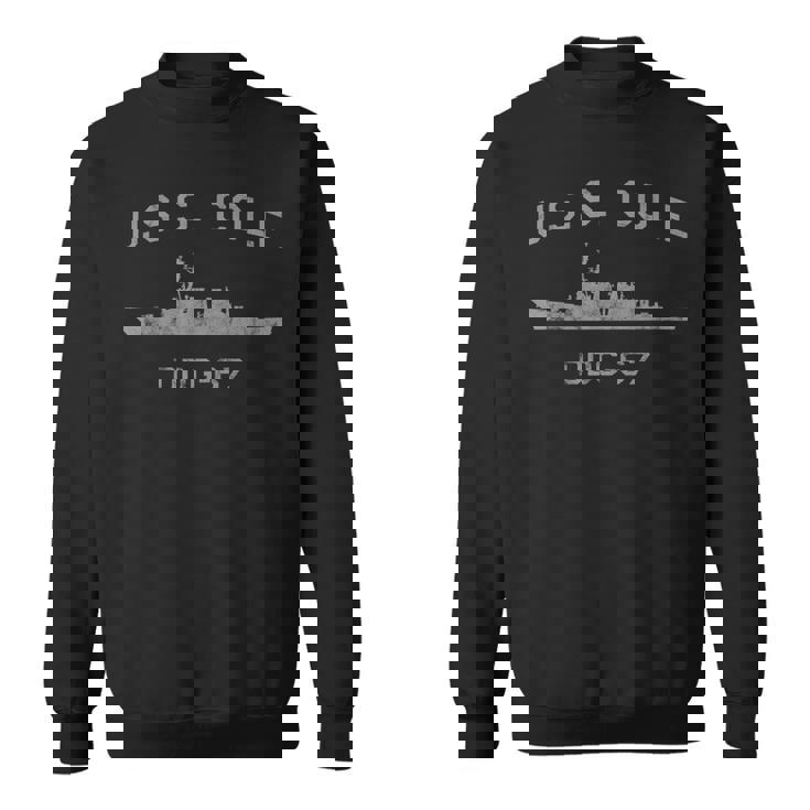 Uss Cole Ddg-67 De Perfil De Línea De Flotación Camisa de entrenamiento