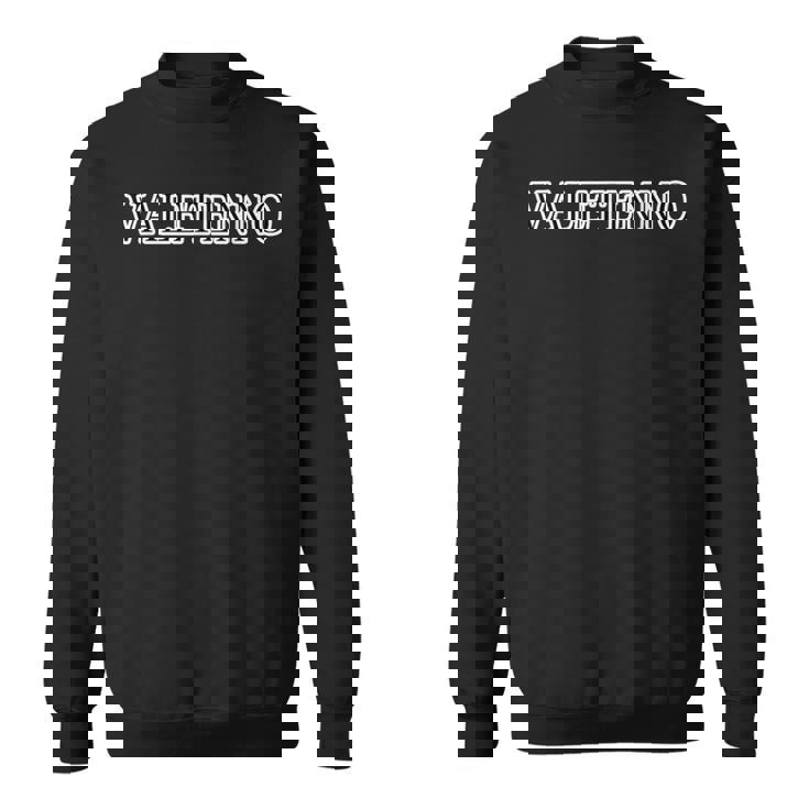 Valetenno バレテンノ《ばれてんの？》ブラック 黒 ロゴ【変なtシャツ屋さん】ブランド パロディ 面白デザイン スウェットシャツ