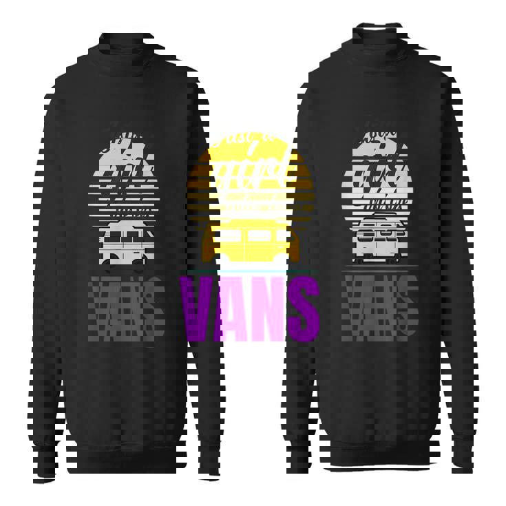 Van Life サンサーファーガールanlife バンを愛する少女 スウェットシャツ